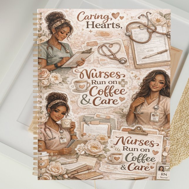 Nurses run on coffee and care chic planner (Creator Uploaded)