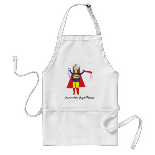 Nurses Super Heroes (Brunette) Apron