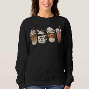 Nurse's Week 2022 Nurse Coffee Life Cna Cma Love Sweatshirt