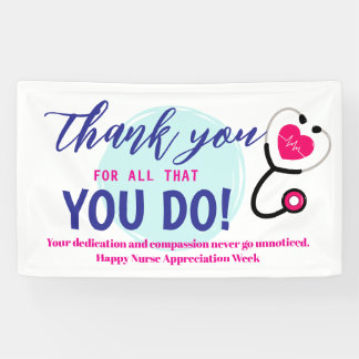 Nurses Week Appreciation Banner – Honouring