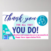 Nurses Week Appreciation Banner – Honouring