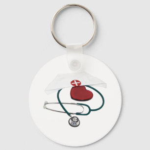 NursesHaveHeart082309 Key Ring