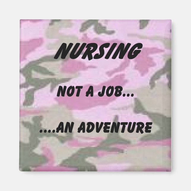 Nursing...an adventure magnet (Front)