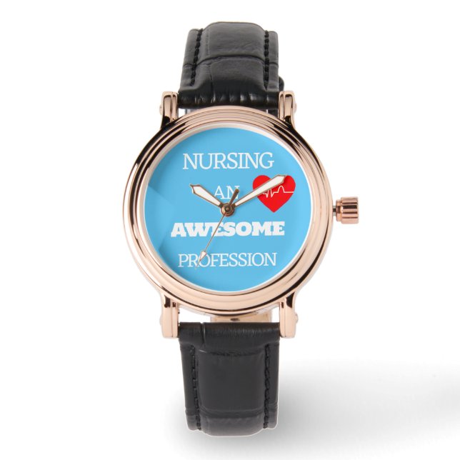 Nursing An Awesome Profession eWatch Watch (Front)