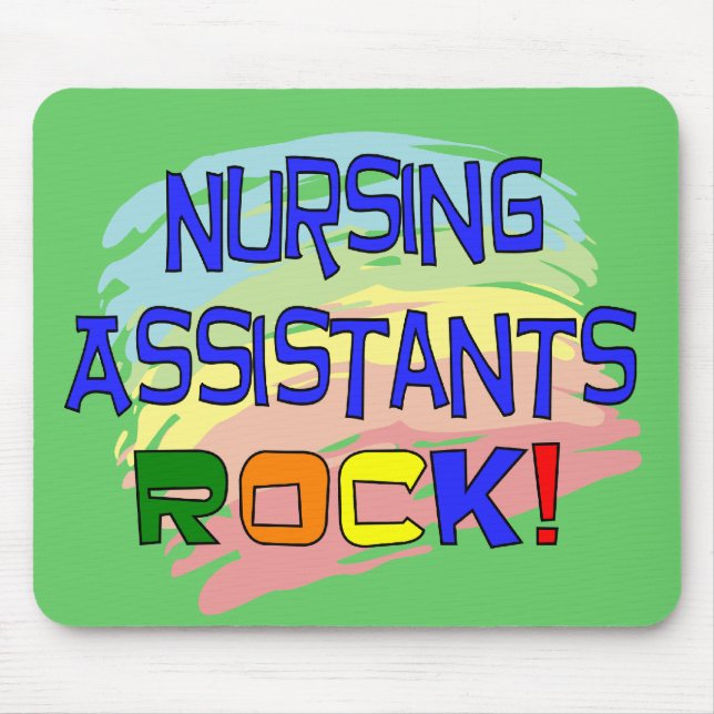 Nursing Assistants ROCK Mouse Pad (Front)