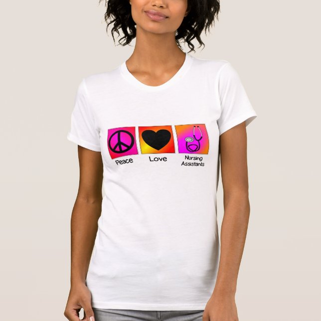 Nursing Assistants T-Shirts Retro Design (Front)
