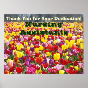 Nursing Assistants Week posters Thanks Dedication
