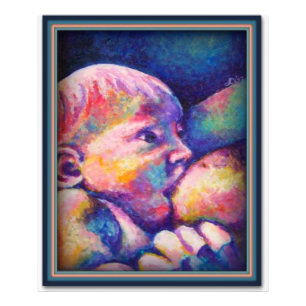 Nursing Baby  Photo Print