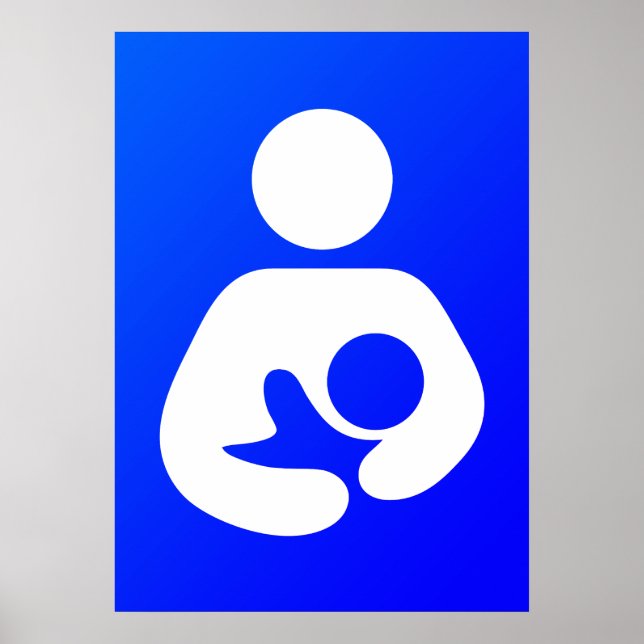 Nursing / Breastfeeding Symbol Poster (Front)
