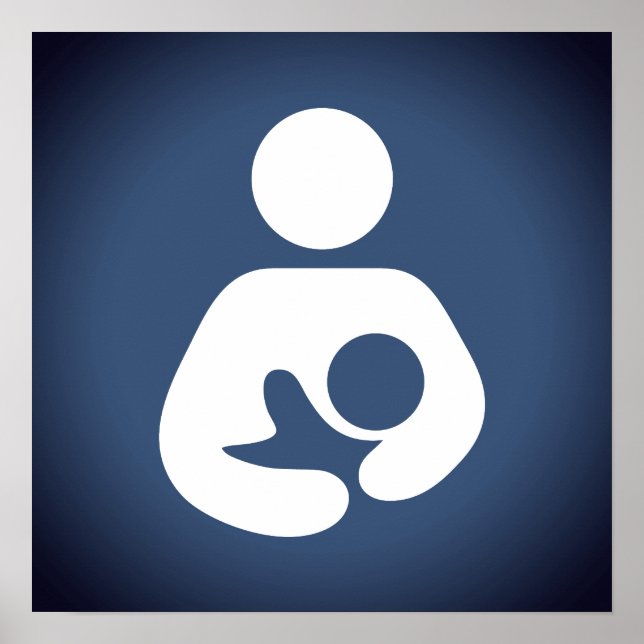 Nursing / Breastfeeding Symbol Poster (Front)