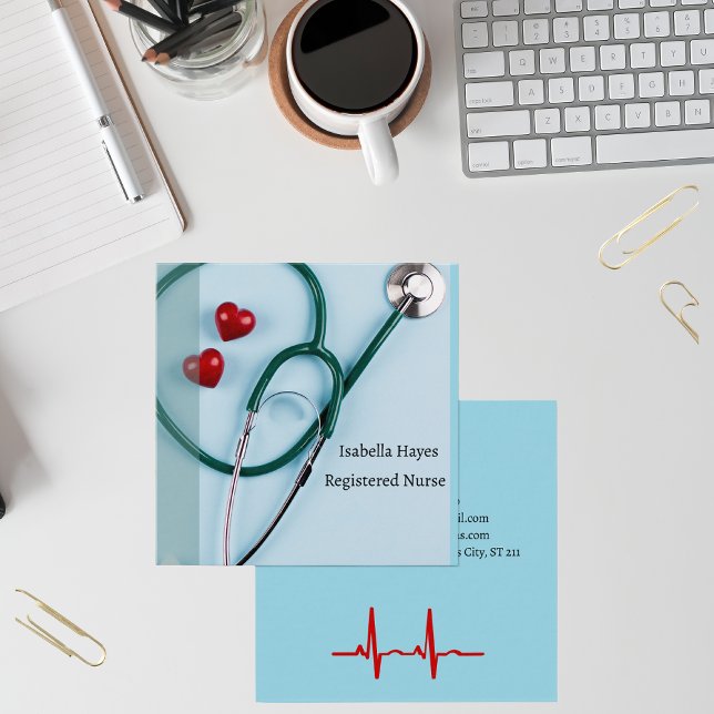 Nursing Business Card (Doctor & Nurses Customized Business Card)