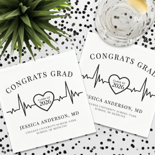 Nursing Doctor Medical Graduation Napkin