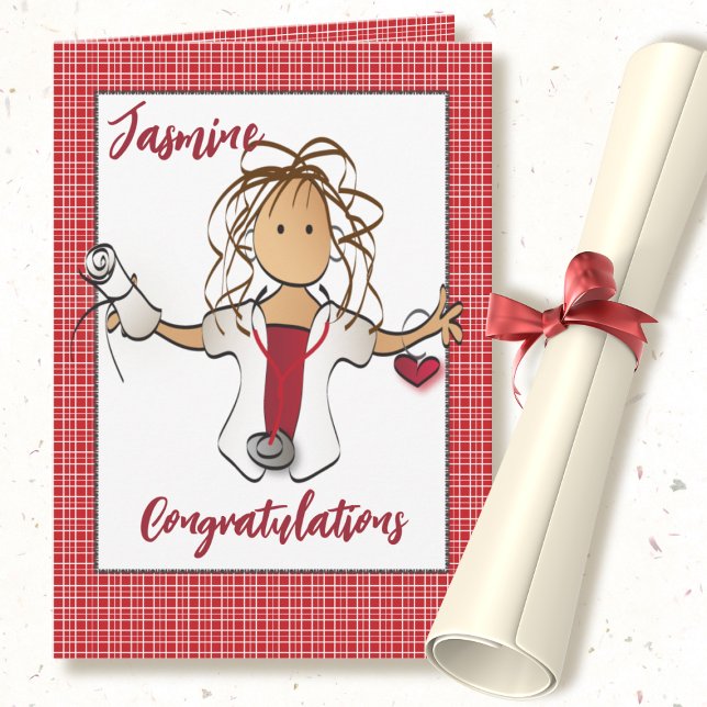Nursing Graduation Card for Her - Ethnic Nurse (Creator Uploaded)