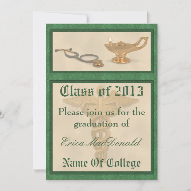 Nursing Graduation Invitation (Front)