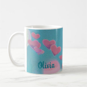 Nursing Healthcare Caregiver Angel Monogram Coffee Mug