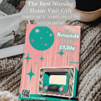 Nursing Home Visit Gift | 1950s Retro Music Therap
