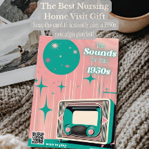 Nursing Home Visit Gift | 1950s Retro Music Therap