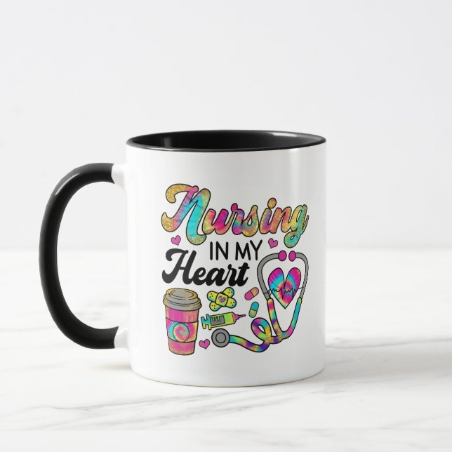Nursing In My Heart Mug (Left)