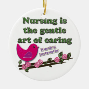 Nursing Instructor Ceramic Tree Decoration