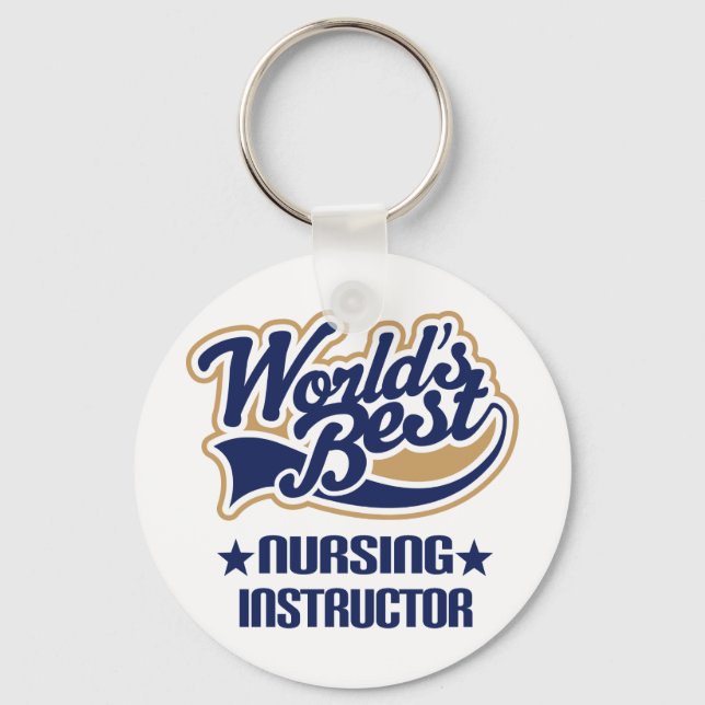 Nursing Instructor Gift Key Ring (Front)