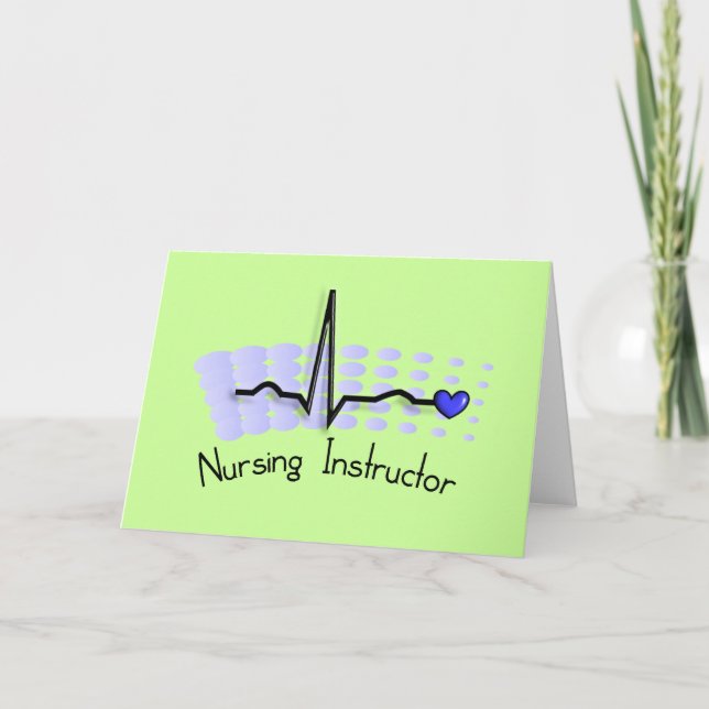 Nursing Instructor QRS Blue Card (Front)