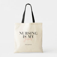 Nursing is my Jam Modern Stylish Nurse Gift