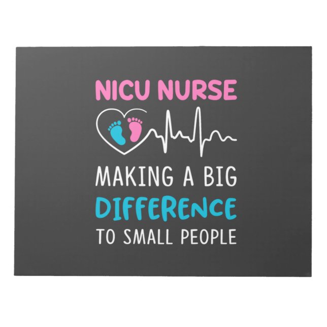 Nursing Life | Nicu Nurse Notepad (Front)