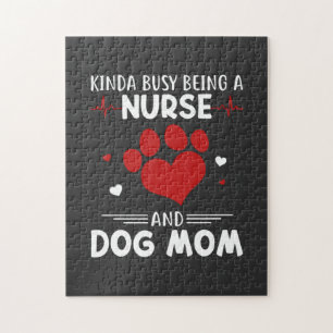 Nursing Life   Nurse And Dog Mum Jigsaw Puzzle