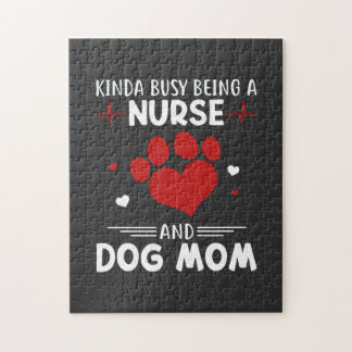Nursing Life | Nurse And Dog Mum Jigsaw Puzzle