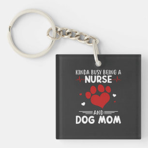Nursing Life Nurse And Dog Mum Key Ring