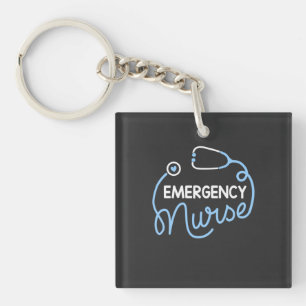 Nursing Life Nurse Emergency Department Nursing Key Ring