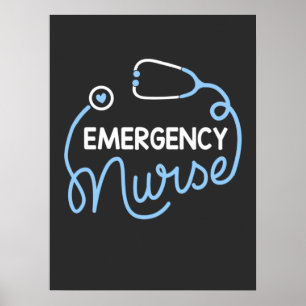 Nursing Life Nurse Emergency Department Nursing Poster