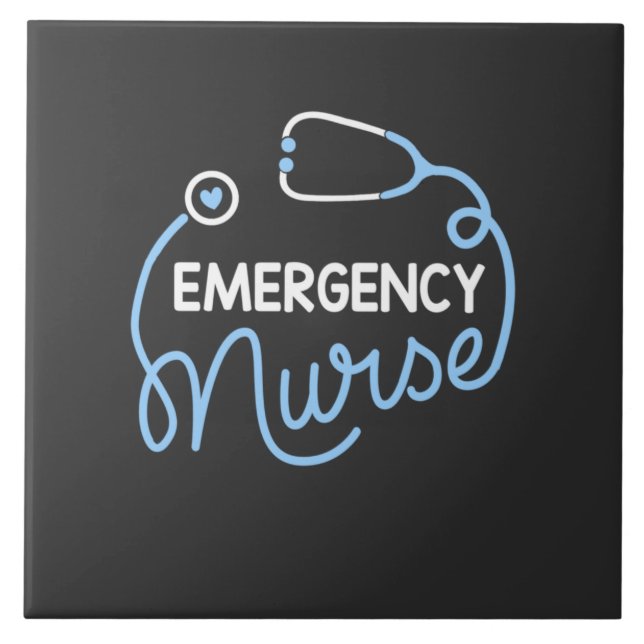 Nursing Life | Nurse Emergency Department Nursing Tile (Front)