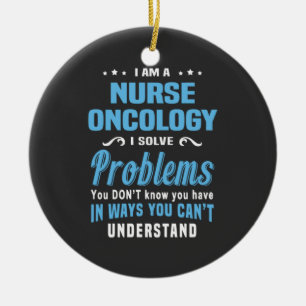 Nursing Life Nurse Oncology Ceramic Tree Decoration