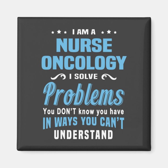 Nursing Life | Nurse Oncology Magnet (Front)