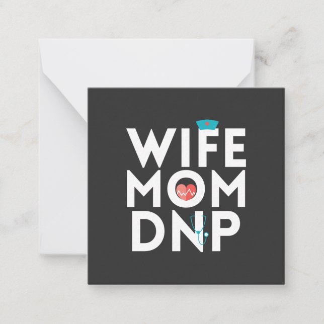 Nursing Life | Nurse Practitioner Mum Wife Card (Front)