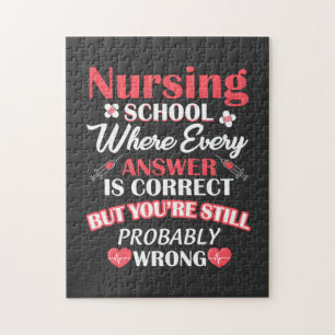Nursing Life   Nursing School Student Jigsaw Puzzle
