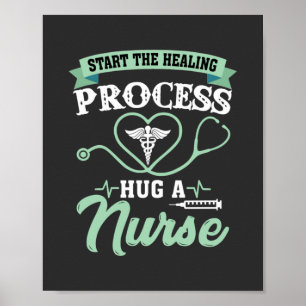 Nursing Life   Process Hug A Nurse Poster
