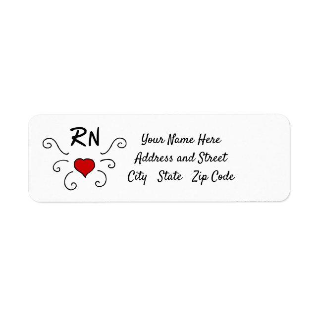 Nursing LPN RN Love Tattoo    (Front)