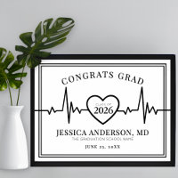 Nursing Medical School Graduation Welcome Sign