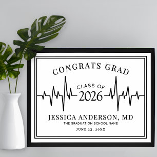 Nursing Medical School Graduation Welcome Sign