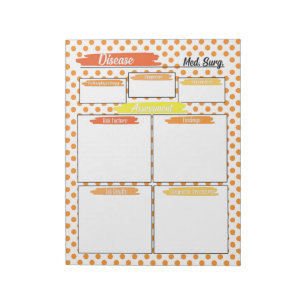 Nursing Medical Surgical Template Notepad