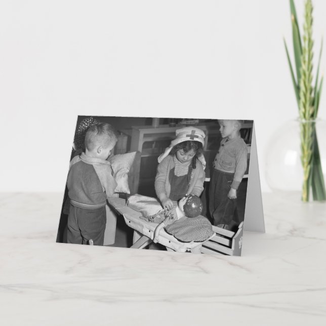 Nursing School: 1940s Card (Front)