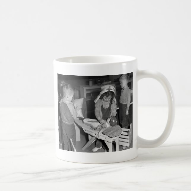 Nursing School: 1940s Coffee Mug (Right)