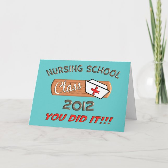 Nursing School 2012 Graduation Card (Front)