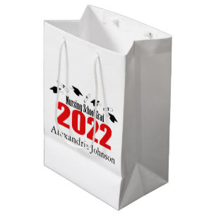 Nursing School 2022 Graduation Gift Bag (Red Caps)