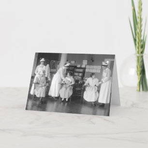 Nursing School, early 1900s Card