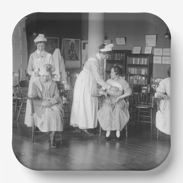 Nursing School, early 1900s Paper Plate (Front)