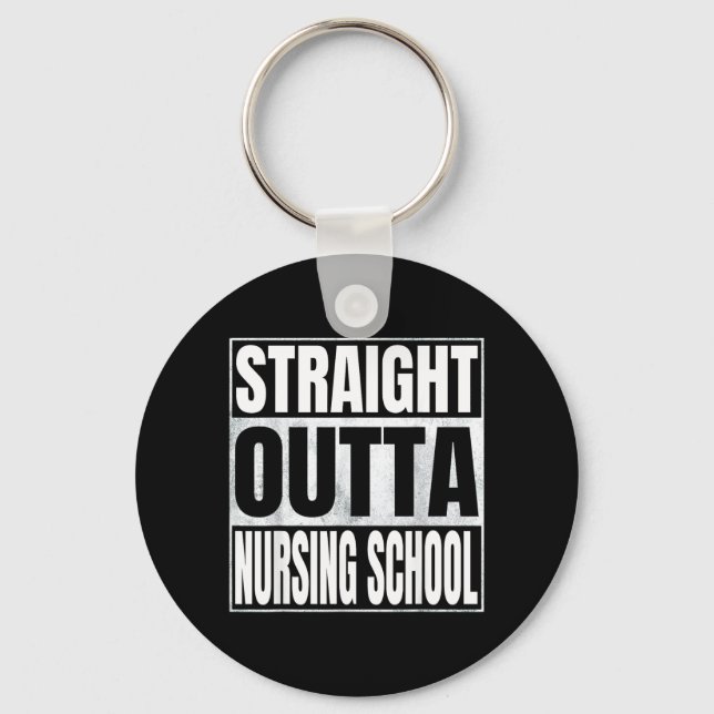 Nursing School Funny Graduate of 2026 Nurse Key Ring (Front)