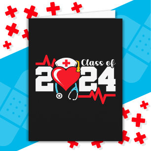 Nursing School Graduate 2024 Nurse Graduation Card
